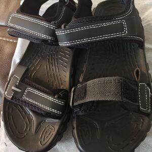 Kids Black Sandals